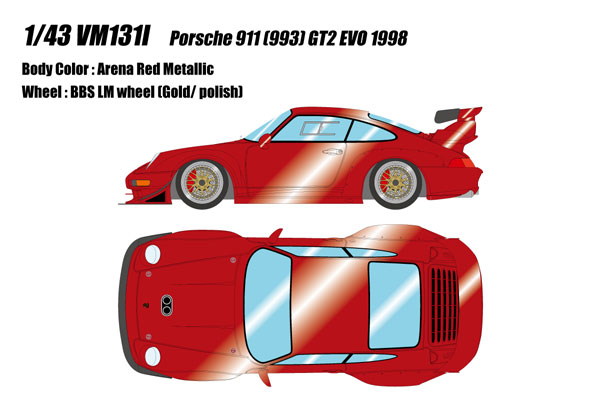 AmiAmi [Character & Hobby Shop] | 1/43 Porsche 911 (993) GT2 EVO 