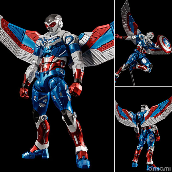 AmiAmi [Character & Hobby Shop]  MAFEX No.217 MAFEX CAPTAIN AMERICA (COMIC  Ver.)(Pre-order)