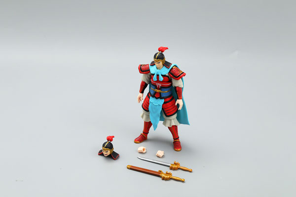 52TOYS FIGLITEシリーズ 天地を喰らう 劉備玄徳 1/18スケールアクションフィギュア