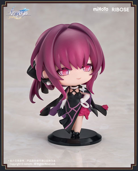 RIBOSE Honkai: Star Rail Capsule Toy -Welcome to Train Tea Party- Kafka Chibi Figure รูปภาพ 1