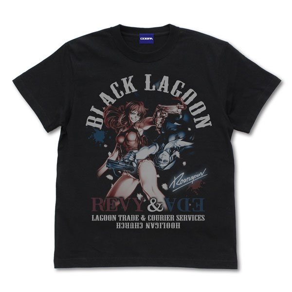 Black Lagoon Revy & Eda T-shirt /BLACK-L