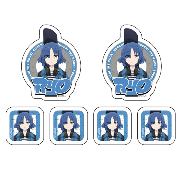 COSPA Anime "BOCCHI THE ROCK!" New Illustration Ryo Yamada Mini Sticker Set Street Fashion Ver. รูปภาพ 1