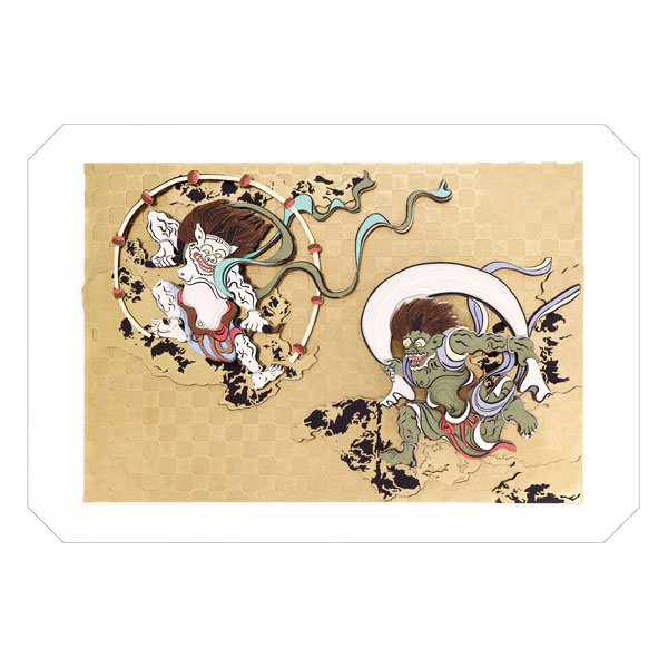 ペーパーシャドーアートプラス　SA-C03　俵屋宗達　風神雷神図屏風