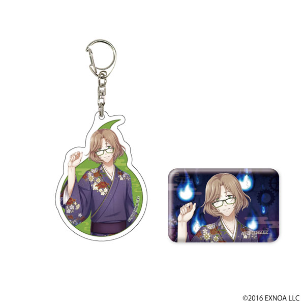 AmiAmi [Character & Hobby Shop] | Acrylic Keychain & Square Tin Badge Set  