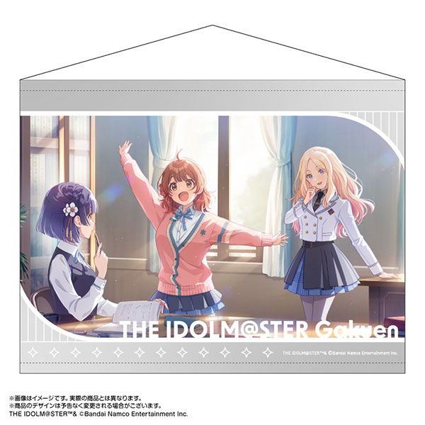 Gakuen iDOLM@STER B2 Wall Scroll Ume Hanami / Misuzu Hataya / Sena Juo hình ảnh 1