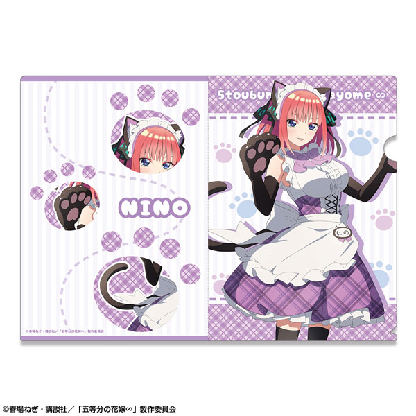 AmiAmi [Character u0026 Hobby Shop] | The Quintessential Quintuplets Specials  Clear File Design 02 (Nino Nakano / Cat Ear Maid ver.) [New  Illustration](Pre-order)