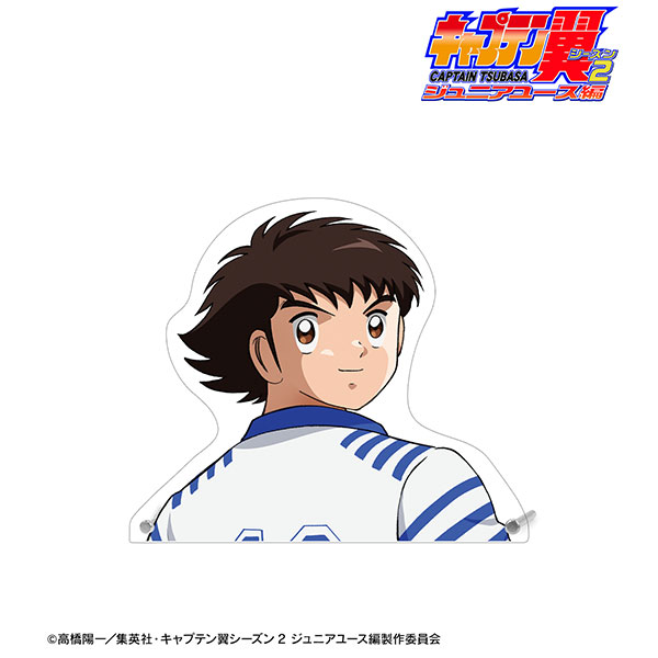 AmiAmi [Character & Hobby Shop] | Captain Tsubasa Season 2 Jr. Youth Arc  New Illustration Tsubasa Ozora Fighting, Back View ver. Jumbo Diecut  Acrylic Panel(Released)