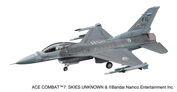 Hasegawa 1/72 "Ace Combat 7 Skies Unknown F-16 Fighting Falcon (Type C) "Mage Squadron" Plastic Model รูปภาพ 1