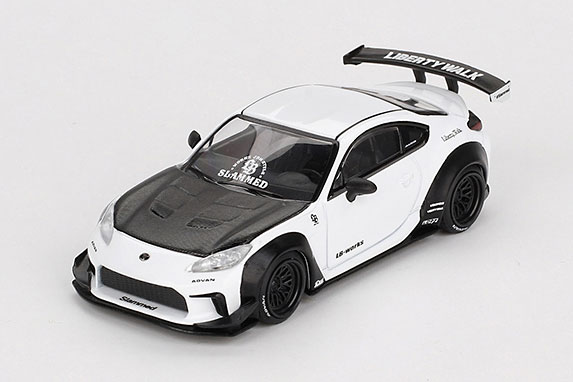 AmiAmi [Character u0026 Hobby Shop] | 1/64 Toyota GR86 LB Nation White  (Left-hand Steering)(Pre-order)