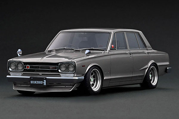 1/18 ニッサン スカイライン 2000 GT-R PGC10 シルバー AmiAmi [Character & Hobby Shop] | 1/18 Nissan Skyline 2000 GT-R