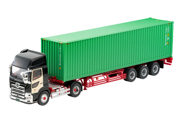 AmiAmi [Character u0026 Hobby Shop] | Tomica Limited Vintage NEO LV-N292c Hino  Profia 40ft Ocean Container Trailer (Toho Car Corporation TC36H1C34)  (Black)(Pre-order)
