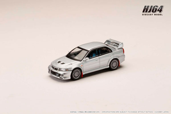 ☆1/43 京商 MITSUBISHI LANCER EVOLUTION Ⅵ GSR 銀（Kyosho 1