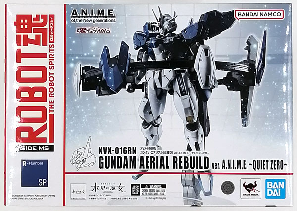 AmiAmi [Character & Hobby Shop] | (Pre-owned ITEM:B/BOX:B)Robot Spirits  -SIDE MS- Mobile Suit Gundam: the Witch from Mercury XVX-016RN Gundam  Aerial (Rebuild) ver. A.N.I.M.E. -Quiet Zero- (Tamashii Web Shoten  Exclusive)(Released)