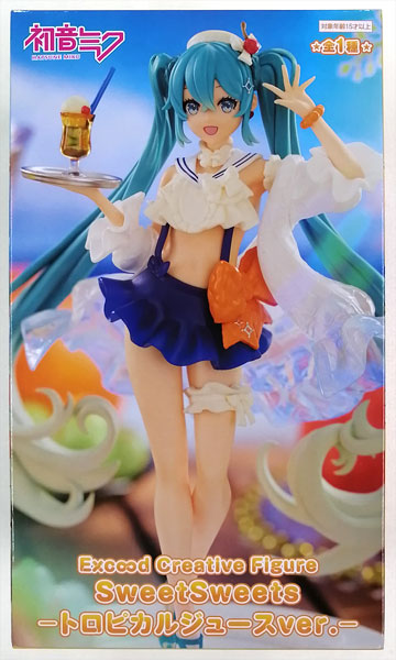 Hatsune Miku Exceed Creative Figure SweetSweets -Tropical Juice ver.- (Game-prize)