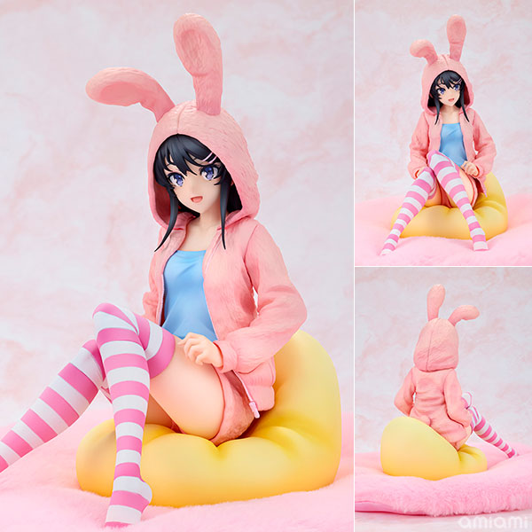 KADOKAWA KDcolle Rascal Does Not Dream of a Knapsack Kid Mai Sakurajima Hoodie*Look Rabbit Ears ver. popular edition รูปภาพ 1