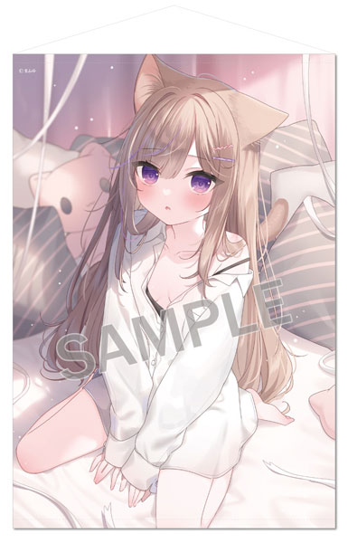 Brendream Mafuyu B1 Wall Scroll -Sweet Night- Leo-chan รูปภาพ 1