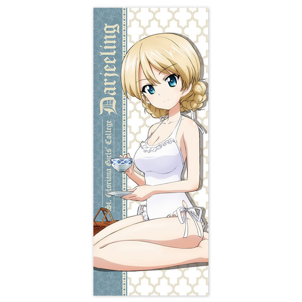 COSPA Girls und Panzer das Finale Darjeeling Hybrid Face Towel White Swimsuit Ver. รูปภาพ 1