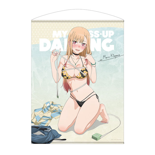 COSPA TV Anime "My Dress-Up Darling" New Illustration Marin Kitagawa 100cm Wall Scroll Thrilling Measurements Ver.