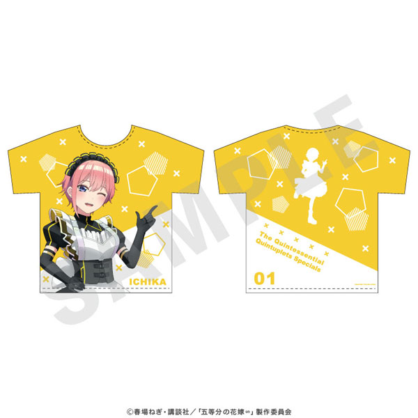 「五等分の花嫁∽」フルグラフィックTシャツ 中野一花[coly]《発売済・在庫品》