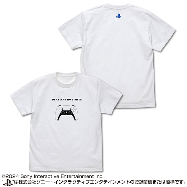 AmiAmi Character Hobby Shop PlayStation T shirt for PlayStation 5 DualSense Wireless Controller WHITE S Pre order