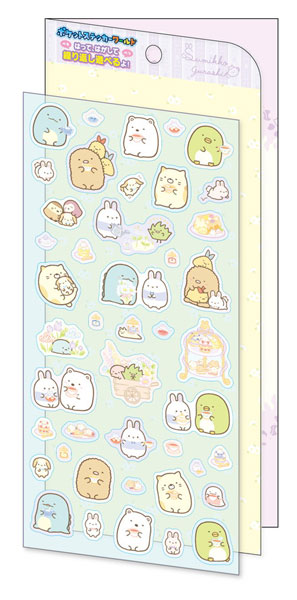 Ensky Sumikko Gurashi Pocket Sticker World PSW-01 Fushigi na Usagi no Oniwa รูปภาพ 1