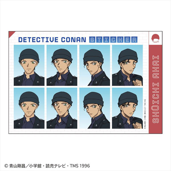 Detective Conan ID Photo Style Sticker Shuichi Akai