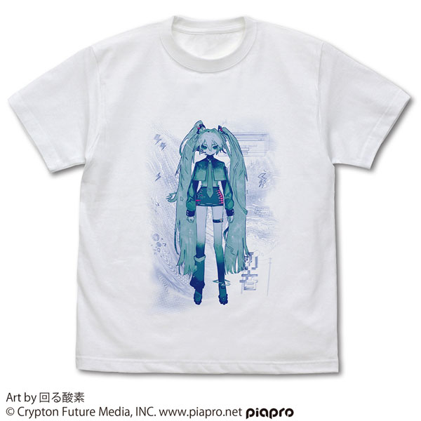 COSPA Hatsune Miku T-shirt Mawaru Sanso Ver./WHITE-XL รูปภาพ 1