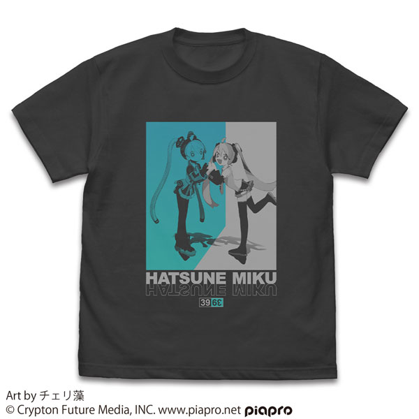 COSPA Hatsune Miku T-shirt Chelicot Ver./SUMI-L รูปภาพ 1