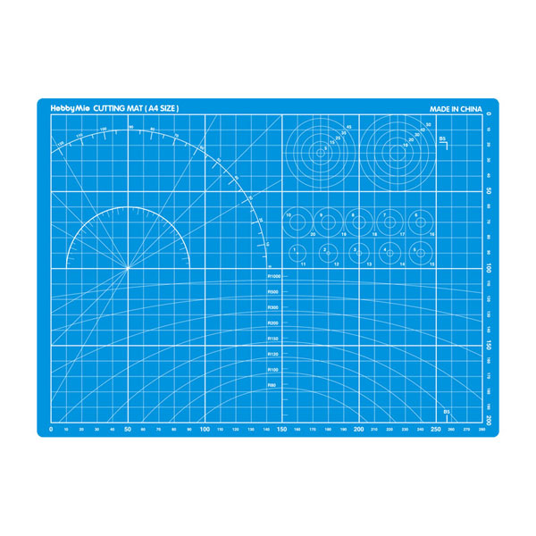 大型ガラスカッティングマットブルー