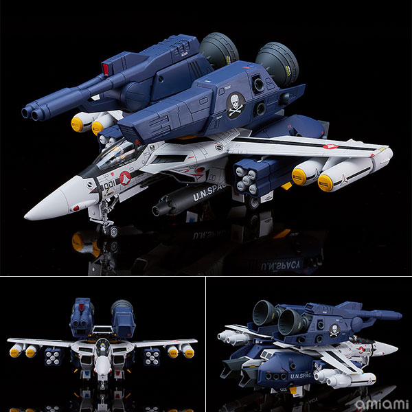 PLAMAX PX08 Macross: Do You Remember Love? 1/72 VF-1S Strike Fighter Valkyrie Skull Leader Plastic Model รูปภาพ 1
