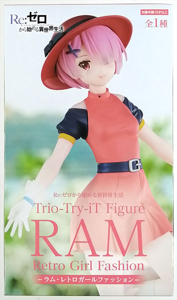 Re:ZERO -Starting Life in Another World- Trio-Try-iT Figure -Ram Retro Girl Fashion- (Game-prize)