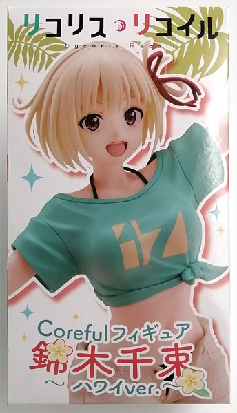 Taito Lycoris Recoil Coreful Figure Chisato Nishikigi -Hawaii ver.- (Game-prize) รูปภาพ 1