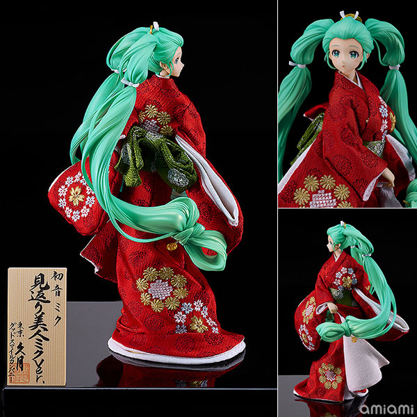 Character Vocal Series 01 Hatsune Miku Hatsune Miku: Beauty Looking Back Miku Ver. -Kyugetsu Collaboration Japanese Doll- 1/7 Complete Figure