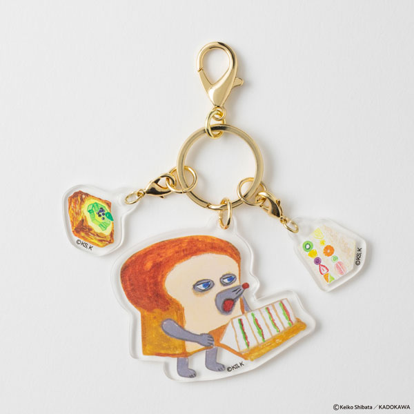 Pan Dorobou double charm keychain