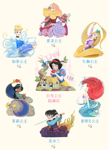 52TOYS BLINDBOX ディズニープリンセス アートギャラリーII