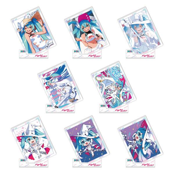 AmiAmi [Character & Hobby Shop] | Hatsune Miku GT Project Racing Miku  2024Ver. Trading Acrylic Stand vol.2 8Pack BOX(Released)