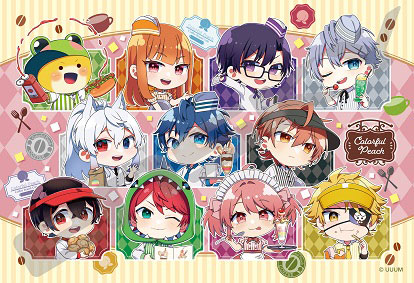 ｱｰﾄ108-L913ｶﾗﾌﾙﾋﾟｰﾁ ｶﾌｪ