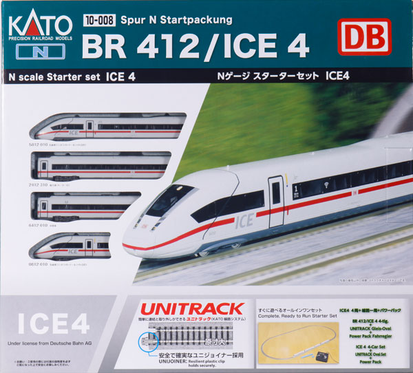 10-008 N Gauge Starter Set ICE4