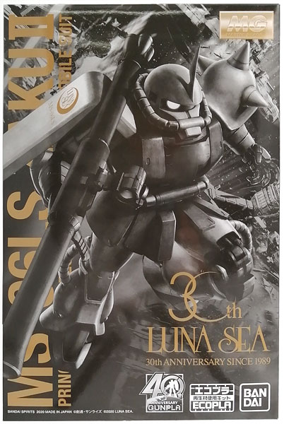 BANDAI SPIRITS MG 1/100 LUNA SEA's Zaku II Plastic Model (THE BEYOND GUNPLA 40th EDITION THE BEYOND X MS-06LS ZAKU II ver.LUNA SEA Bundled Item) รูปภาพ 1