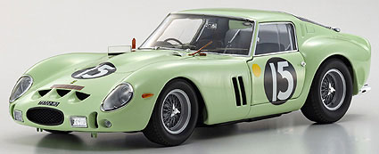 AmiAmi [Character & Hobby Shop] | KYOSHO Original 1/18 Ferrari 250GTO 1962  Goodwood #15 (Light Green)(Provisional Pre-order)