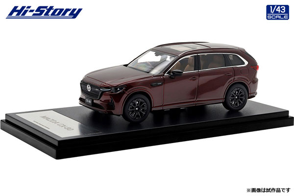 AmiAmi [Character & Hobby Shop] | 1/43 MAZDA CX-80 (2024) Artisan Red  Premium Metallic(Pre-order)