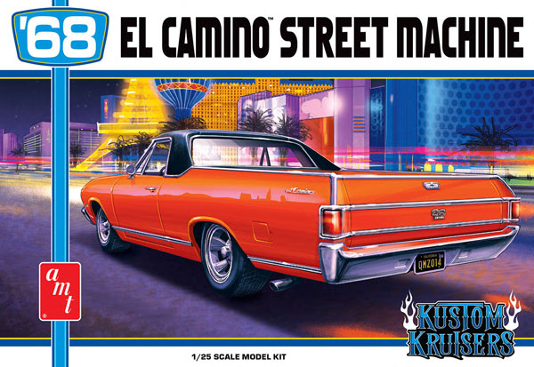 1/25 1968 Chevrolet El Camino Street Machine Plastic Model