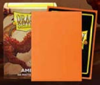 AT-11059 ﾄﾞﾗｺﾞﾝｼｰﾙﾄﾞ ﾏｯﾄ ｽﾀﾝﾀﾞｰﾄﾞｻｲｽﾞ Amber(100枚入り)