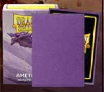 AT-11060 ﾄﾞﾗｺﾞﾝｼｰﾙﾄﾞ ﾏｯﾄ ｽﾀﾝﾀﾞｰﾄﾞｻｲｽﾞ Amethyst(100枚入り)