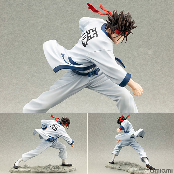 [Bonus] ARTFX J TV Anime "Rurouni Kenshin -Meiji Swordsman Romantic Story-" Sanosuke Sagara 1/8 Complete Figure (Kotobukiya Shop Exclusive)