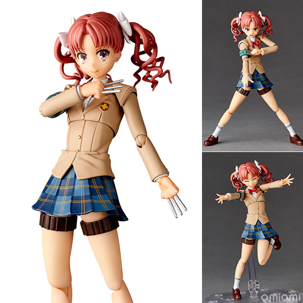 Kaiyodo [Bonus] Revoltech Amazing Yamaguchi Toaru Kagaku no Railgun T Kuroko Shirai Winter Clothing Ver. (Kaiyodo Directly Managed Store Exclusive)