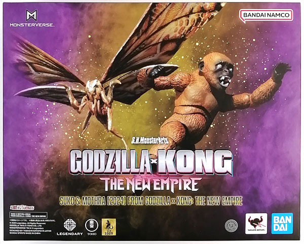 BANDAI SPIRITS S.H.MonsterArts SUKO & MOTHRA (2024) FROM GODZILLA x KONG: THE NEW EMPIRE (Tamashii Web Shoten Exclusive) รูปภาพ 1