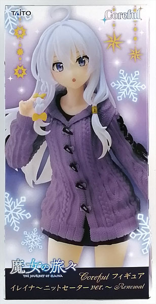 Wandering Witch: The Journey of Elaina Coreful Figure Elaina -Knitted Sweater ver.- Renewal (Game-prize)