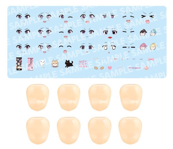 カスタマイズフェイス＆デカールセットVol.7 らぐほのえりかデザイン 結城まどか用B