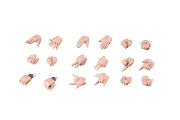 Polynian Hand Part Set (Organic Flesh)